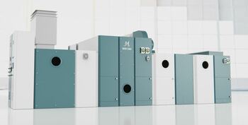 Dehumidifier recyclable waste heat