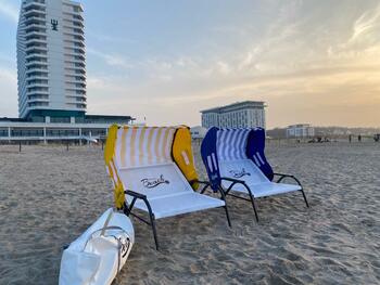 Mobile beach chair