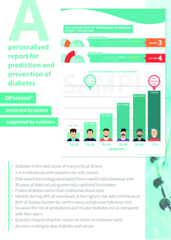 A personalized report for prediction and prevention of diabetes