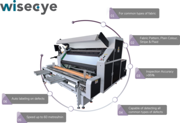 WiseEye: A standalone AI based defect detection, classification and grading system for textiles