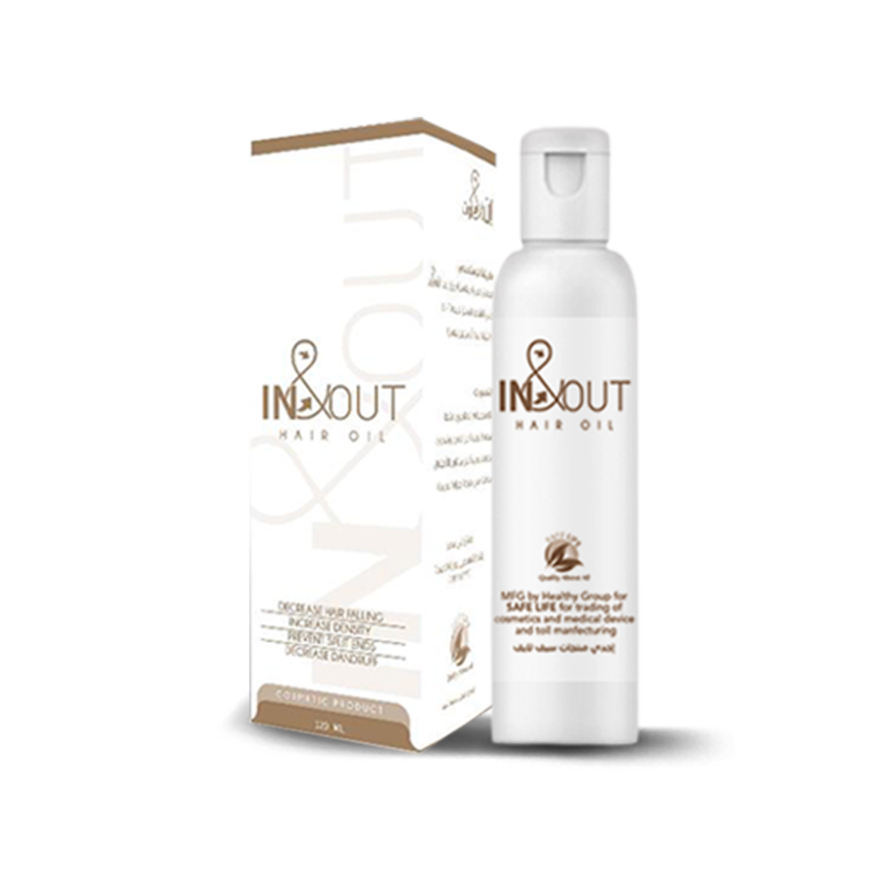 IN &OUT hair oil