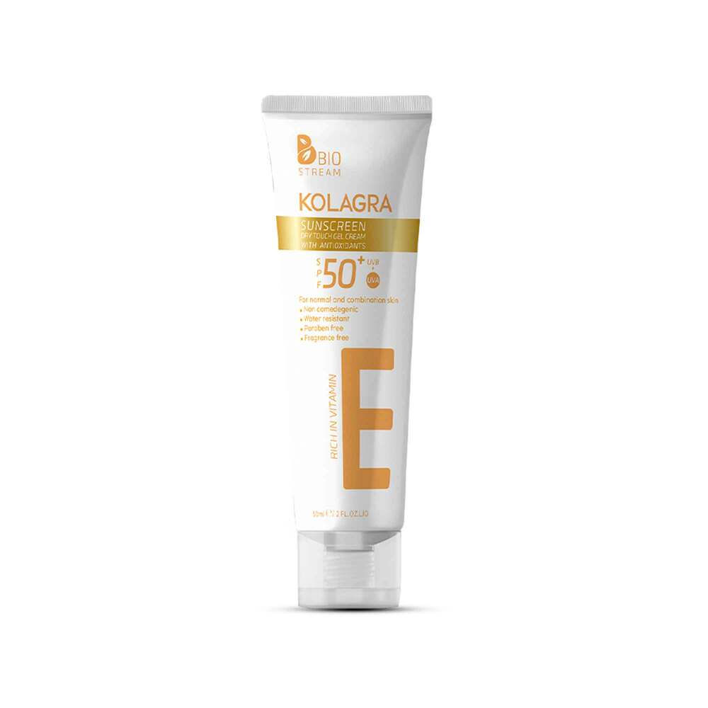 Kolagra Sun Screen dry touch Gel Cream SPF50+.50ML