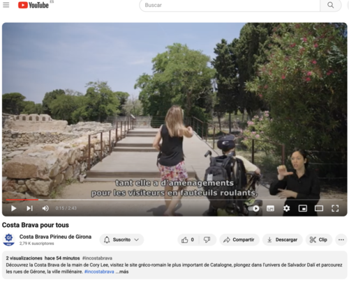 Cory Lee,  une experiénce inclusive sur  la Costa Brava