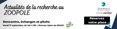 Animation sur le stand ZOOPOLE : Les actualités de la recherche sur le ZOOPOLE – Mardi 17 septembre de 14h à 15h.