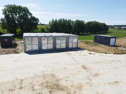 Méthanisation à la ferme en voie discontinue