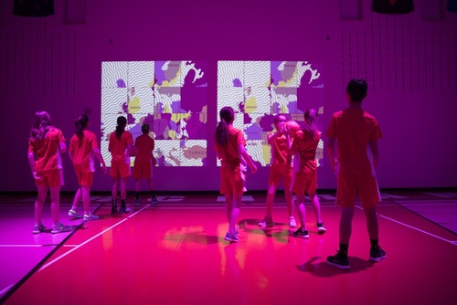Mur interactif Lü