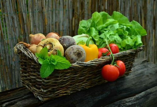 paniers de légumes