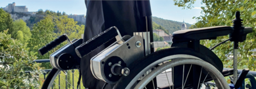 Kit moteur UNIMOTION pour fauteuils roulants manuels