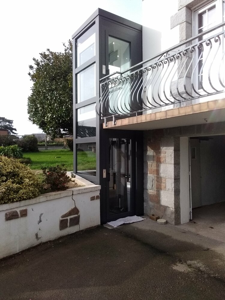 Ascenseur de maison extérieur