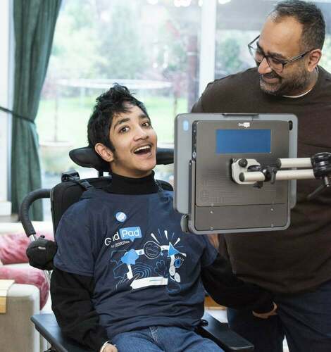 Tablette de coommunication Grid Pad 13 avec (ou sans) commande oculaire