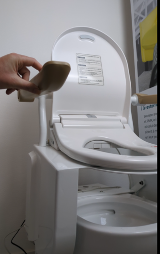 WC élévateur lavant séchant 