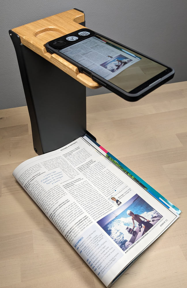 VOXIVISION 2024 Machine à lire portable avec Intelligence Artificielle embarquée