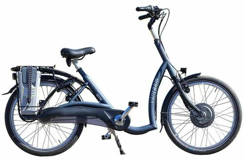 Vélo avec cadre abaissé pour personnes qui manquent d'équilibre