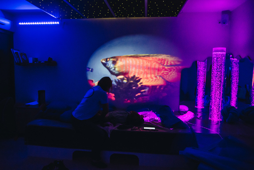 Bernadette, salle Snoezelen