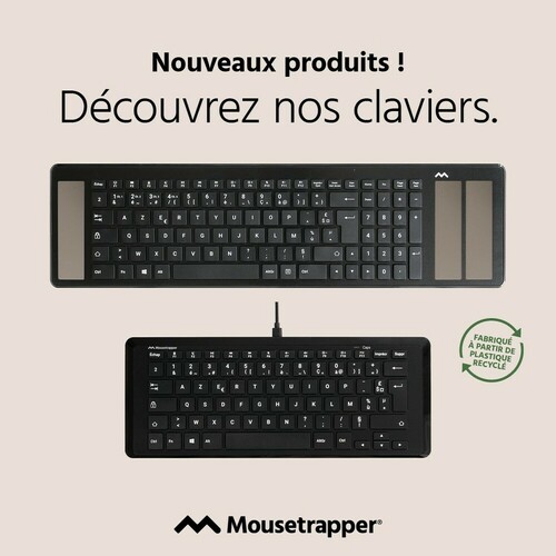 Claviers ergonomiques Mousetrapper