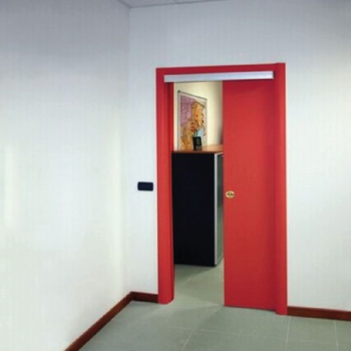 Motorisation de porte coulissante à galandage