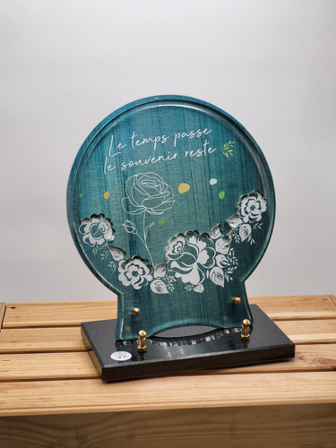 Plaque Sidonie Emeraude