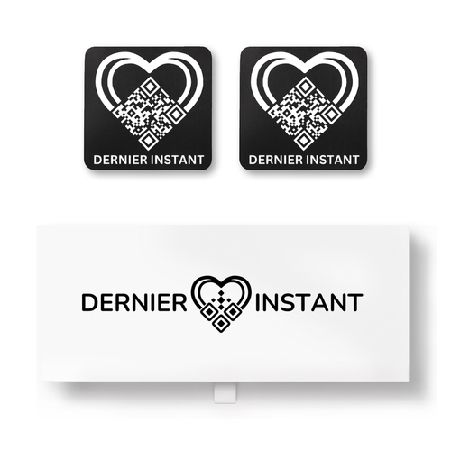 Plaque Commémorative avec QR Code - Dernier Instant