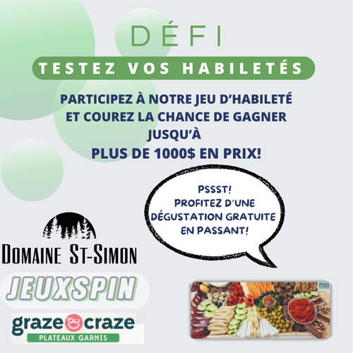 Canapés et Gagnants : Une Expérience Gourmande et Ludique