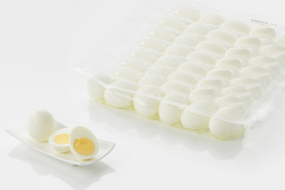 OEUFS DURS ECALES POCHE DE 50 43/53 PAR COLIS DE 3