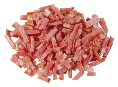 lardons 5X5 étuvé barquette 1 kg 