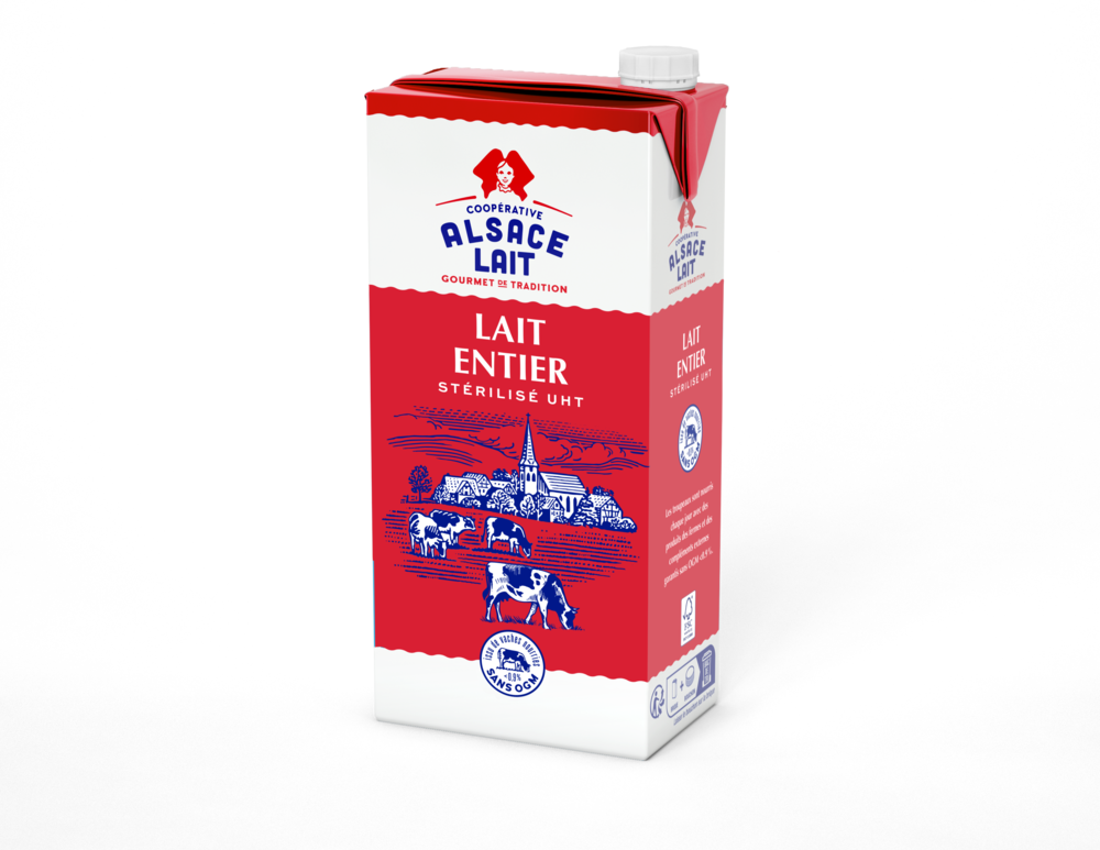 Lait UHT entier 1L