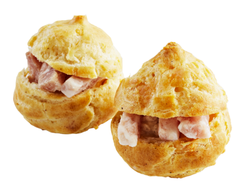 Mini Choux Tarte Flambée 