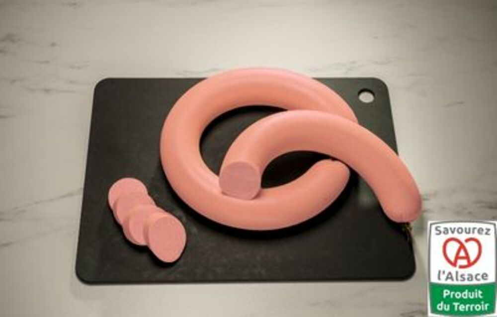 Saucisse de viande BN colorée LPA 700g env.
