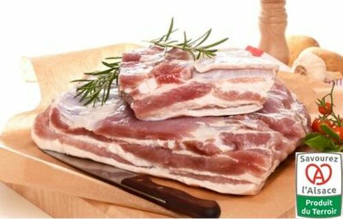 Poitrine salée crue LPA (1 pièce de 2,25kg env.)
