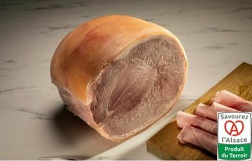 Jambon cuit supérieur avec couenne LPA 7,5kg env.
