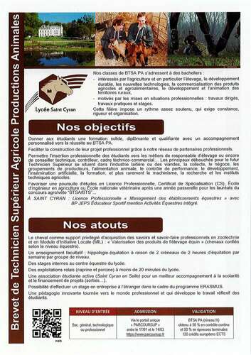 BTSA Productions Animales