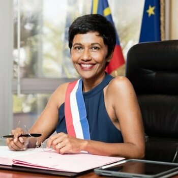 Vice-présidente de l'Unccas, maire de Saint-Denis La Réunion
