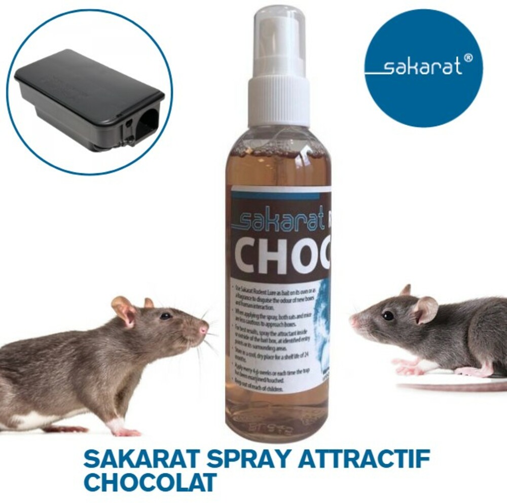 SAKARAT® RODENT LURE SPRAY ATTRACTIF RONGEURS CHOCOLAT
