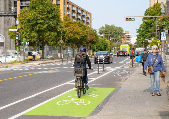 Derniers aménagements cyclables dans la Ville de Québec (visite à pied)
