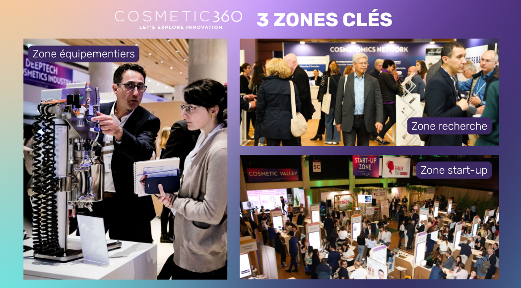 3 zones dédiées