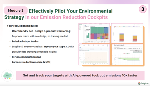 Eco-design / Eco-formulation / Corporate Reduction / SBTi