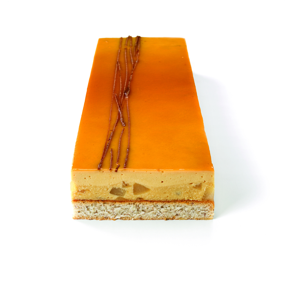 Entremets aux poires et caramel en bande 700 g |315262