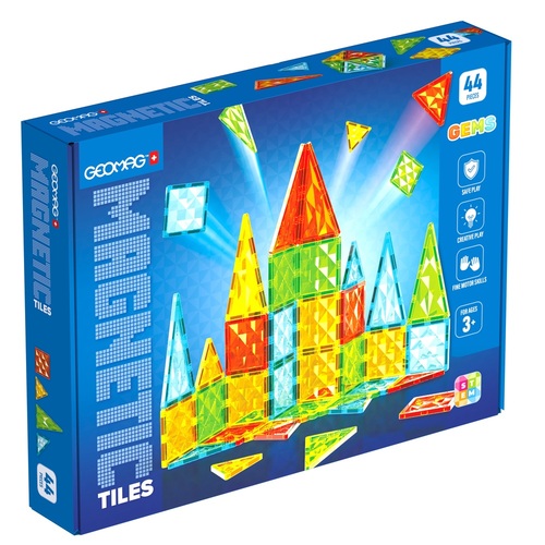 4102 Geomag Magnetic Tiles Gems 44