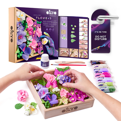 Wood&Craft DIY Flowers TM OKTO 21*21 cm Inspiration