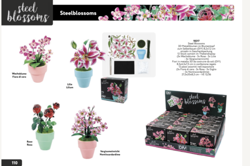 BLOSSOM STEELS - Pots de fleur à construire 