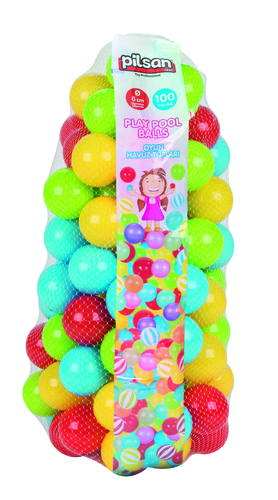 06 405 - Play Pool Balls 6 cm 100 Pcs in Net