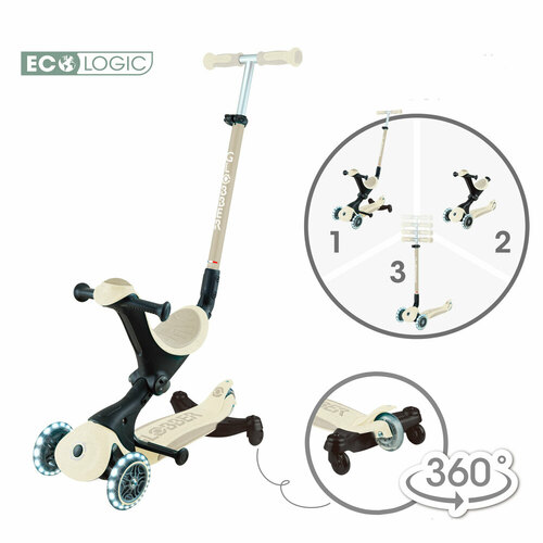 TROTTINETTE EVOLUTIVE GO UP DELUXE LIGHTS ECO 360