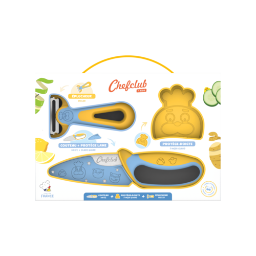 Kit découpe : Couteau et éplucheur Chefclub Kids