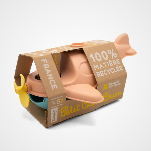L'hydravion de Petit Ours Brun - Made in France en plastique recyclé