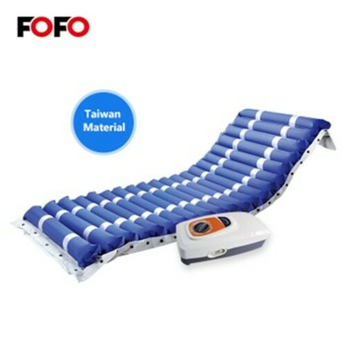 Medical air mattress with pump  5” 18 cells tubular mattress  Top quality Aluminum pump system / AB,ABC alternating option