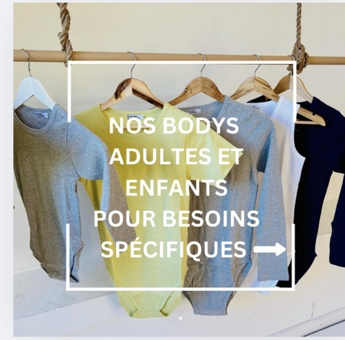 BODYS ADULTES ET ENFANTS SPÉCIAL CORSET OU GASTROSTOMIE