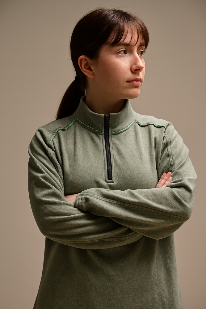 Sweat-shirt femme avec liseré LED lumineux (réf. DH006)