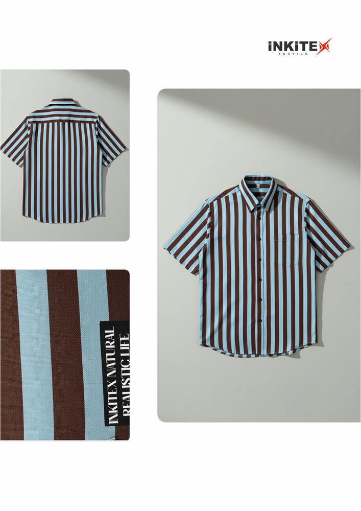 Double Collar Short Sleeve Shirt