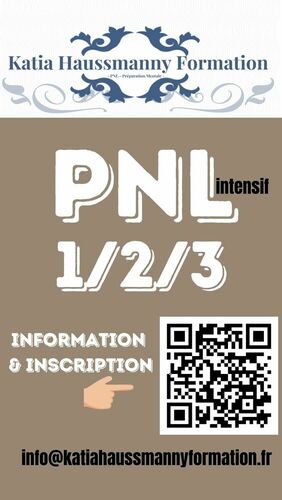 Formation PNL INTENSIF NIVEAU 1/2 & 3 (10jours)