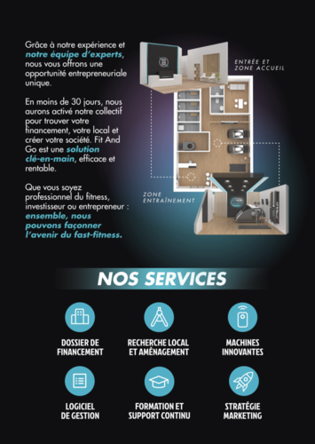 FitAndGo France : STUDIO DE FAST-FITNESS, CLÉ-EN-MAIN